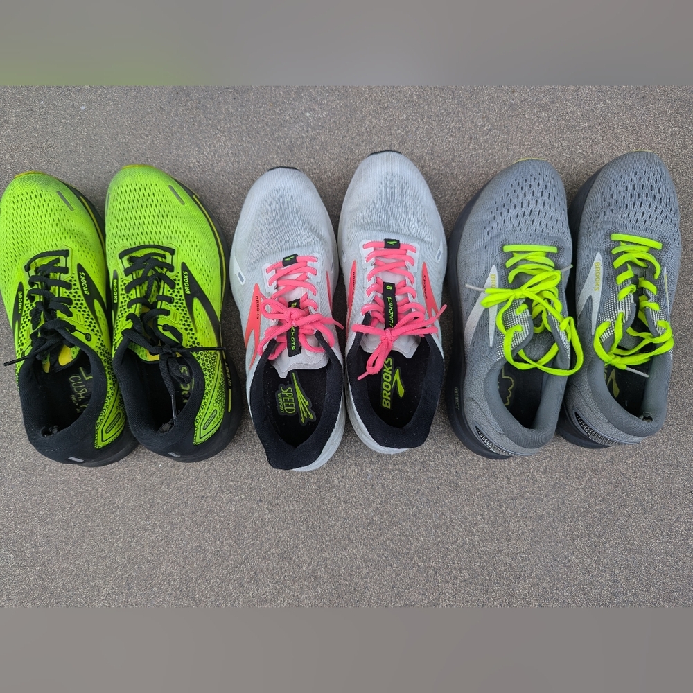 Brooks Running Shoes 3 Pairs Size 10
